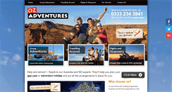 Desktop Screenshot of ozadventures.co.uk